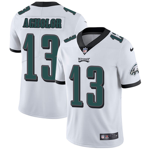 2019 men Philadelphia Eagles #13 Agholor white Nike Vapor Untouchable Limited NFL Jersey->philadelphia eagles->NFL Jersey